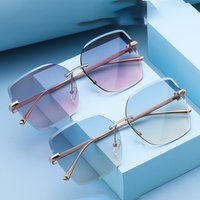 New Arrivals OULYLAN 2024 Woman Brand Designer Fashion Sunglasses High Quality Rimless Female Eyeglasses Sun Glasses Eyewear Ladies