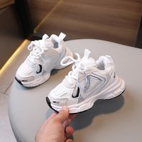 Children's Sports Shoes Spring Autumn Style Breathable Mesh Toddler Running Shoes Boys And Girls Dad Shoes