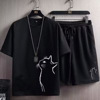 Clothing Casual suits 2024 summer T shirts sports big shorts handsome suits wholesale