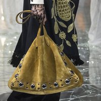 2025 Spring Summer New Multifunctional Suede Rivets Shoulder Bag