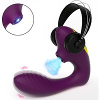 Vacuum Vibrator Dildo Clitoris Nipple Sucker Vibrating Female Oral Suction Clitoris Stimulator Massage Sex Toys