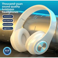 Cross border Hot Selling Light Up Bluetooth Headphones Over Ear Heavy Bass Wireless Sports Gaming Gift Headset No Lagging