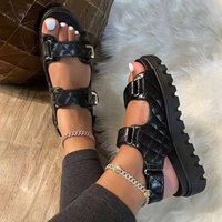 fashion large platform sandals round head small wind sandals