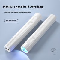 New Handheld Nail Straight Light Small Portable Nail Light Phototherapy Machine Rechargeable Mini Nail Plate Suitable