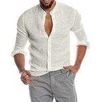 Versatile Top Standing Collar Long Sleeved Comfortable Cardigan T shirts
