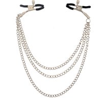 Adult Products Sexy Breast Correction Labia Multi-Chain Three-Chain Nipple Women's Regular Clamps