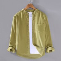 Spring Japanese Fresh Corduroy Shirt Trendy Retro Striped Velvet Small Coat Korean Casual Long Sleeved Shirt