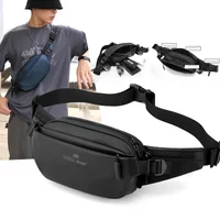 Men's Fashion Chest Outdoor Sports Belt Bag For Teenager Waterproof Men Waist Bags High Quality Fanny Pack 230921