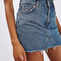 Igh Waist Tail Split Beach Skirt Hot Celebrity Style Cat Whisker Denim Half Length Line Skirt 3 Colors 3 Styles