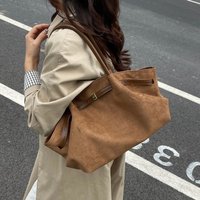 Large capacity Tote Bag Autumn Winter High end Commuting Bag Retro Shoulder Bag.