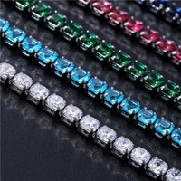 Hip Hop 4.0 Bracelet Titanium Steel Zircon Cuban Chain