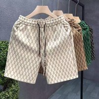 Summer New Men's Casual Beach Pants Trendy Brand 2025 Breathable Loose Fashionable All Match Korean Style Shorts