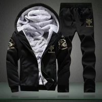  Winter Fleece Lined Two Piece Set – Warm & Stylish Hoodie Joggers Casual Outfit Cold Weather – Sizes M 6XL