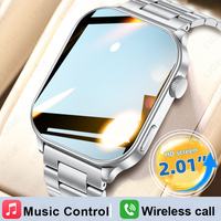 LIGE 2026 Smartwatch Android Phone 2.01 inch HD Screen Bluetooth Call Blood Oxygen Monitoring Health Smart Watch