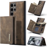 M1 Samsung S24 Ultra function Wallet Protective Case S23 Ultra Magnetic Split Wallet Leather Case