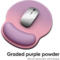 Gradient Comfortable Soft Anti Slip Wrist Rest Computer Silicone Mouse PC Laptop Pad