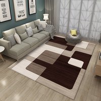 Modern simple Nordic carpet living room bedroom bedside full carpet floor mat Nordic ins geometric home carpet