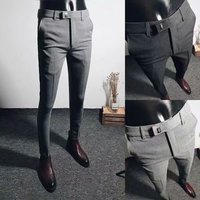 Clothing Slim Fitting Suit Trousers Spring Autumn Casual Trousers Handsome Slim Fit Bottoms