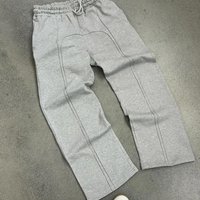 Men's Clothing Elastic Drawstring Trouser Legs Zipper Pants Casual Sweatpants High Street Hip Hop Rap Street Wear