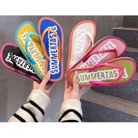 Vacation Casual Thick Bottom Beach Shoes Fashion Trend Personalized Flip Flops Fairy Fan
