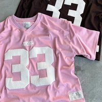 Clothing Retro Jersey Short Sleeved Female Digital Printing Street Sports Style T Shirt Female Summer Hot Loose Top