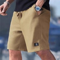 European American Fashion 3D Printed Shorts Waffle Fabric Outdoor Sports Versatile Beach Shorts