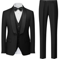 Clothing Three piece Double Slit Tuxedo Suit