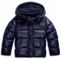 Casual Hooded Jacket – Lightweight Polyester Puffer Coat Everyday Wear 