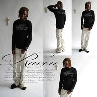 Clothing Long Sleeved T Shirt Dark Retro Printed Top High Street Gothic Trend Wear Ins