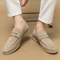 SHLIANG Men Loafers Shoes Slip On Moccasins Casual Shoes Man Party Dress Shoes Wedding Flats Formal Zapatos Hombre Plus Size 38-46 Y0278