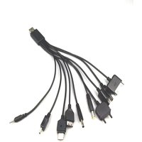 One to ten data multifunctional USB phone universal cable 20cm 10 1 charging cable