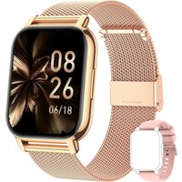 Smartwatch P66 With Voice Assistant, 1.85-inch Activity Bracelet, Blood Pressure, Heart Rate, Blood Oxygen, Women And Men
