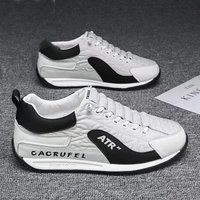 sneaker comfortable texture simple trendy Korean style shoes fashionable lightweight breathable casual running shoes