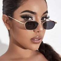 Small Frame Polygonal Sunglasses Men’s And Women’s Personalized Retro 2025 New Sunglasses