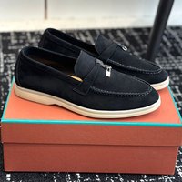SHLIANG Women Casual Shoes Fashion Retro Loafers Suede Slip-On Lazy Shoes Round Toe Flat Shoes SB144