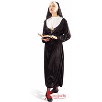 Halloween Masquerade Cosplay Female Priest Costume Nun Dress