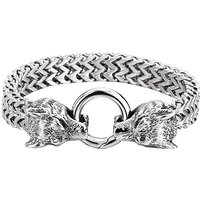 Hip Hop Rock Nightclub Fashion Personality Trendy Accessories Men's Titanium Steel Lion Head Bracelet