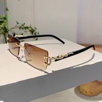 Arrivals KAMMPT Popular Rimless Shades Metal Design Sunglasses Oversize Decoration Sun Glasses Travelling Driving