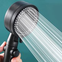 Household shower booster shower head frosted spray handheld shower head set single head multi-function shower head