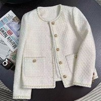 Autumn Winter Small Fragrance Style Tweed Jacket