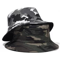 Hot Sale 2024 Camouflage Bucket for Men Casual Cotton Fisherman Cap Outdoor Sports Hunting Hat Women Gorro Fishing Hats
