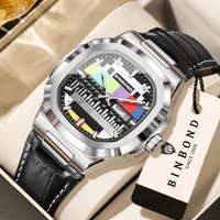 TV Memory Quartz Watch Luxury Auto Day Week Display Luminous Waterproof Watch Sturdy Accurate Reloj