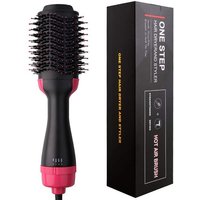 3-in-1 Hot Air Brush - Hair Dryer, Straightener & Volumizer With Negative Ion Technology