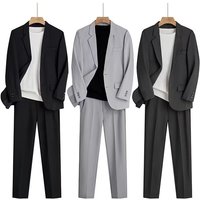 Clothing Spring Summer Thin Loose Fitting Suits Business Formal Wear Casual Fashion Handsome Small Suit Jackets