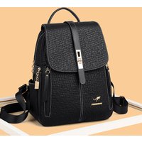 Women's Backpack Trendy Brand Backpack Women Fashion Large Capacity Women's Bag Atmospheric Soft Leather Backpack All Match Trendy Travel Bag