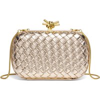 Evening Clutch Bag Wedding Fashion Woven Bag Formal Party PU Leather Handbag s Clutch Bag Handbag