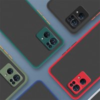Matte PC Cover For OPPO Reno7 Pro 5G Case OPPO Reno 5 6 7 Pro 5G Cover Shockproof TPU Hard Back