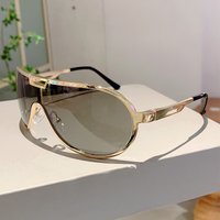 2024 Large Frame Toad Mirror Driving Anti Strong Light Classic High end Pilot Sunglasses