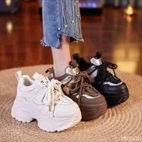 New Cm Height Increasing Dad Shoes For Women Spring Casual Sneakers Fashionable Thick Soled S Trendy
