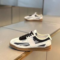 Shoes Casual Sneakers Breathable Lightweight Low Top Shoes Round Toe & Blocking Design Everyday Comfort